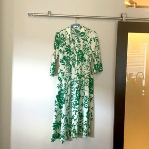 Zara Cotton maxi shirt dress